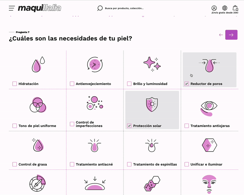 Maquillalia - Skin Care Finder